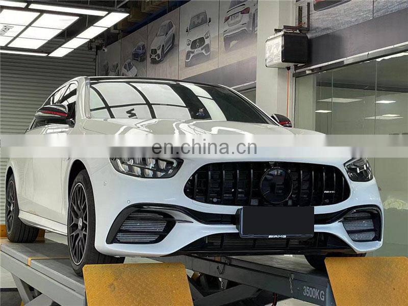 Runde New Arrival For 2021 Mercedes-Benz E-Class W213 Upgrade E63S Wide Body Kit Front Bumper Rear Bumper Hood Fender