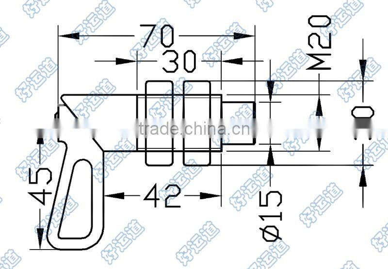 02408 Locking Pin With Nuts