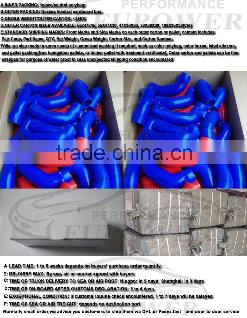 Alfa Romeo 156 1.9 JTD Turbo intercooler Silicone Hose 60680251 60676953