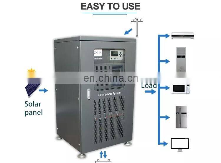 commercial 5kw off grid solar 3 phase complete set solar energy system generator grid all in one 2.5 kw for home