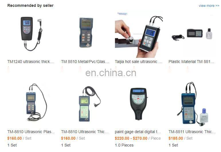 Taijia tm8818 ultrasonic thickness gauge meter auto and manual power off