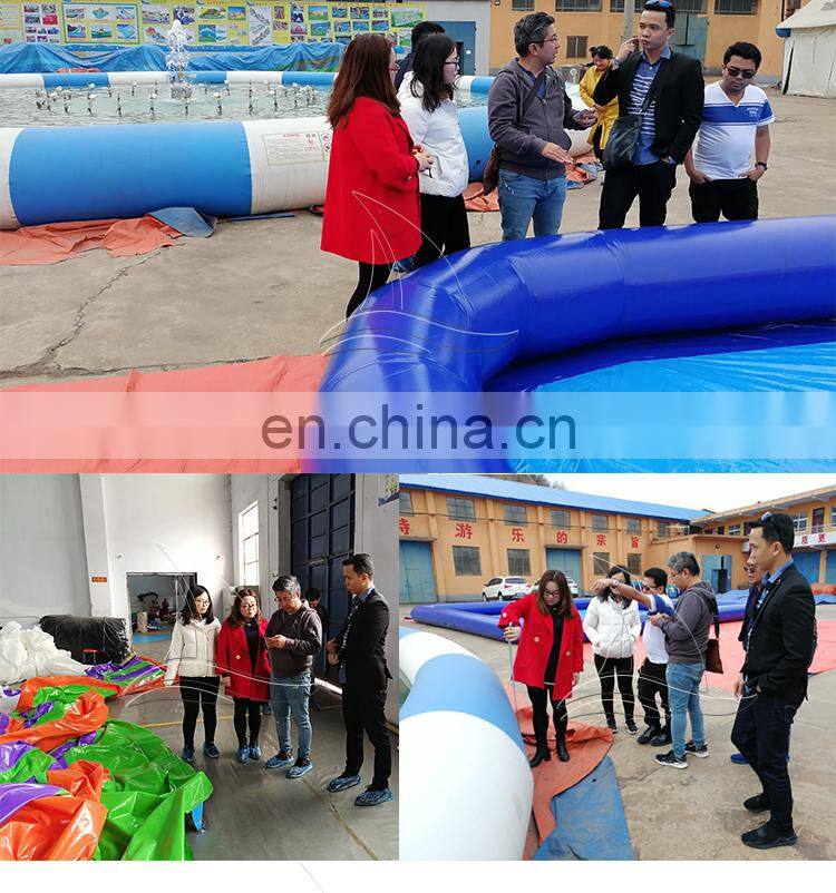inflatable outdoor bounce house with water slide