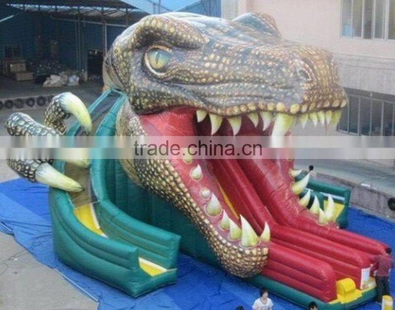 Cheap Ao QI PVC Trapualin Inflatable Water Slides for USA market