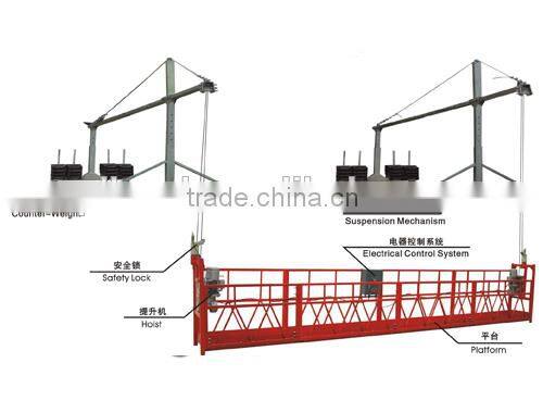 Custom Rounded Lifting Suspended Platform