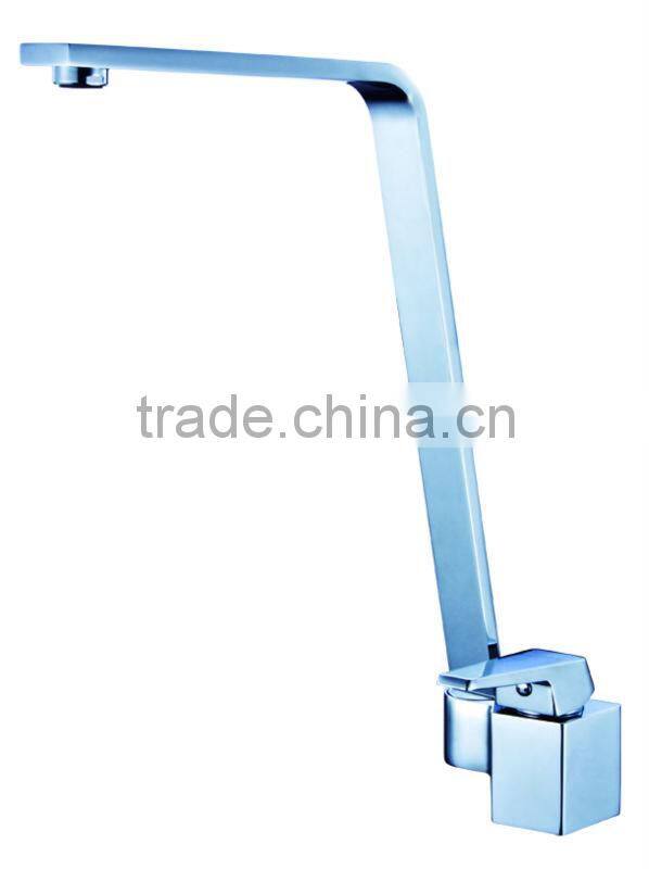 8306B New Design Bidet Spout Brass Chrome Plated Deck Mounted Kitchen Sink Mixer with Single Faucet