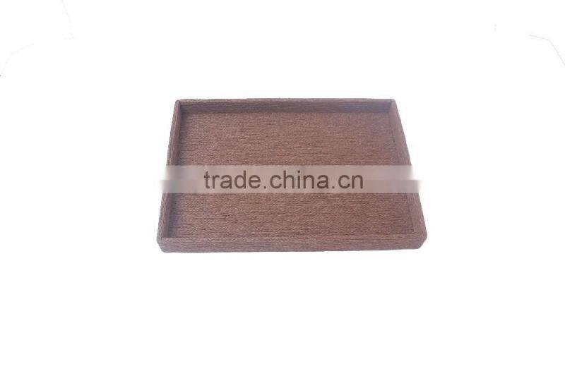 Chinese factory customized MDF jewellery stand/ custom wooden necklace display tray G-01