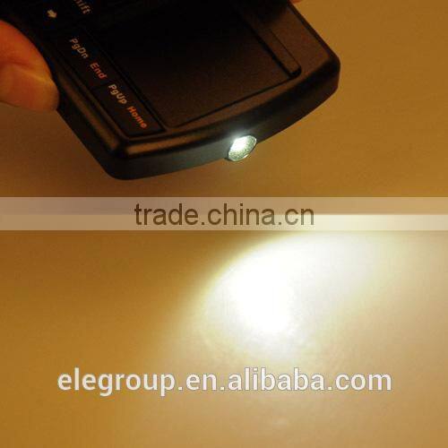 Palm-sized mini bluetooth keyboard with touchpad/flashlight/Backlit keys for ipad/iphone/laptop