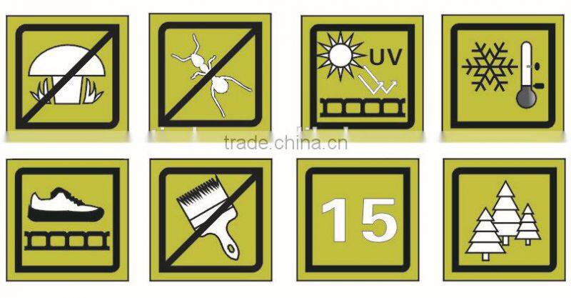 wood plastic composite wall panel wpc series