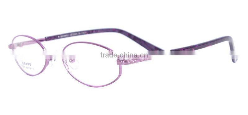 Full-rim metal oval new model fancy reading eyewear optical glasses frame from china