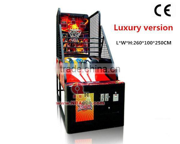 Most Popular Among Youth Coin Operated Street Basketball Machine