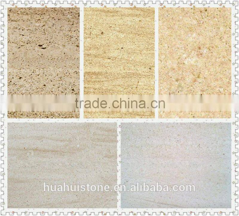 beige and white sandstone slabs factory price
