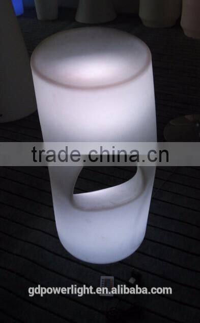 New PE plastic bar Stool with LED light & remote control YXF-3884