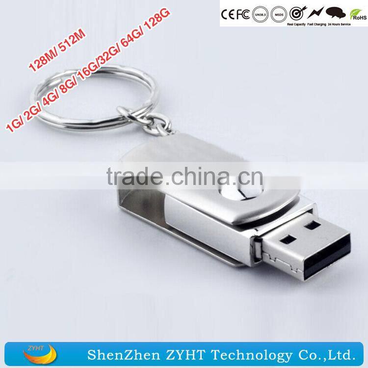 Most popolar 8gb Metal Swivel usb pendrive 2.0 Fatty USB Flash Drives