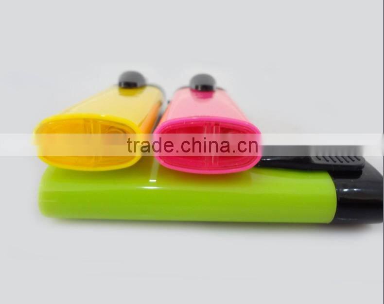 homemade plastic material cigarette lighter, electronic rechargeable torch lighters