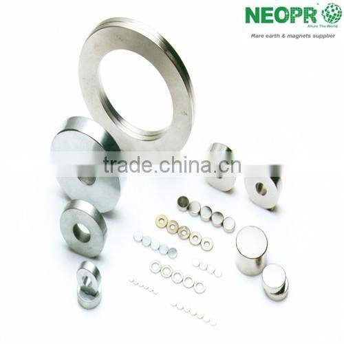 neodymium nickel coating permanent ring magnet