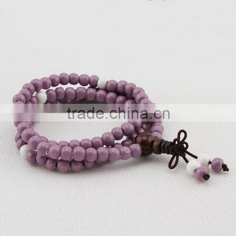 Bracelet of Ceramic Fashion Unisex Porcelain mala prayer beads wholesale