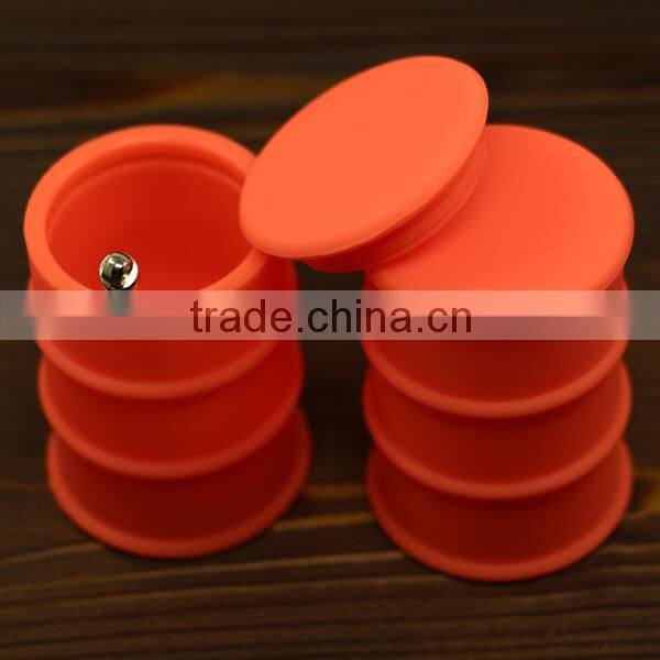 Customized silicone non-stick container 26ml concentrate oil silicone wax barrel drum silicone weed jar