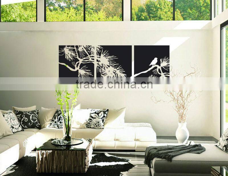 custom wall mural art sticker decal 3pcs tree designs