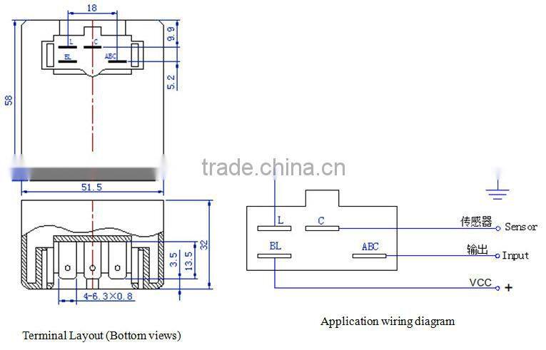 Automotive water level controller auto relay 12V 24V WM AC020