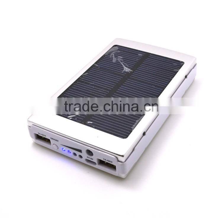outdoor travel solar power bank charger
