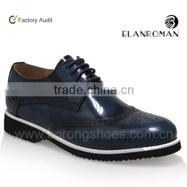 New style Lace up brogue casual shoes for men with OEM