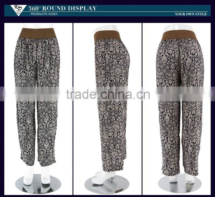 Wholesale plus size Indian fat woman palazzo pants
