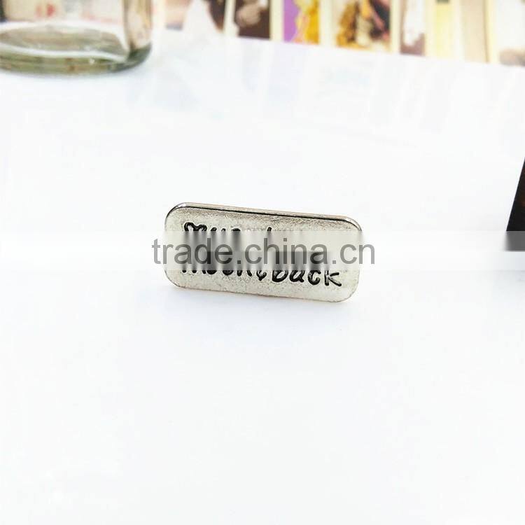 I Love you to the moon and back Engraved Lucky Letter Charms for Jewelry Making