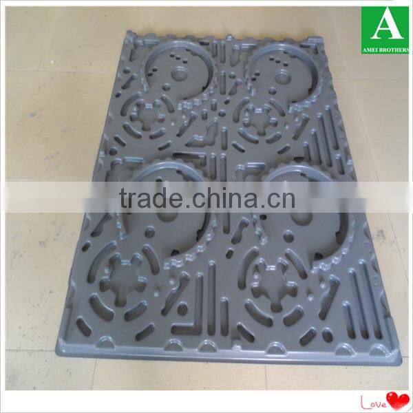 Plastic red machine cover of vacuum thermoformed ABS shell