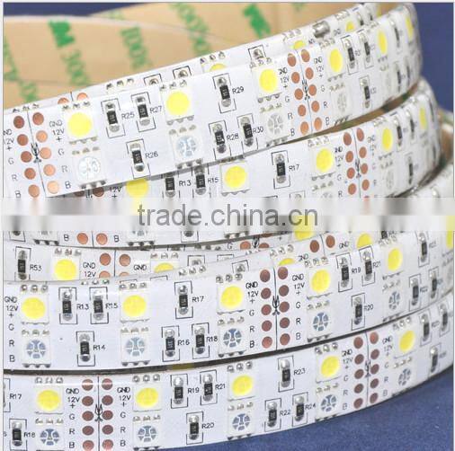 5050black PCB 24V LED lght Strip 5050s RGB W LED Strip 5050 120LEDs, 12V 24V available, Waterproof
