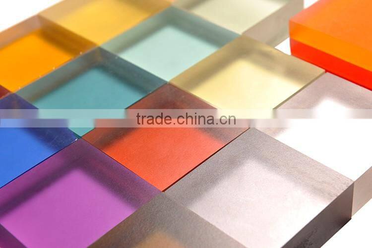 Competitive price decorative various color translucent solid arcylic stone