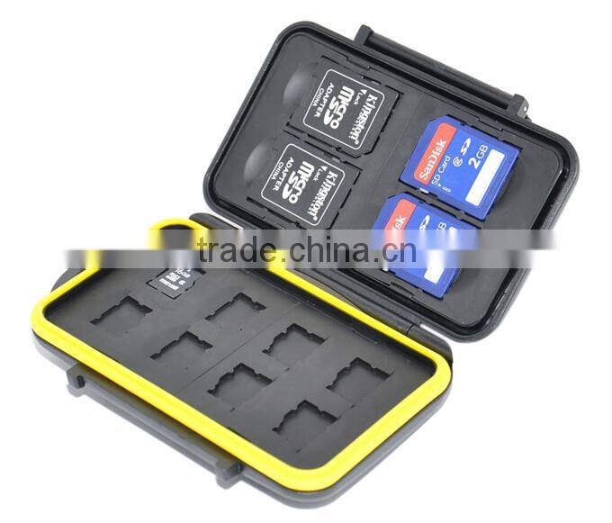 SD/CF Card Case JJC MC-SDMSD12 Memory Card Case fits for 4 SD cards and 8 MSD cards