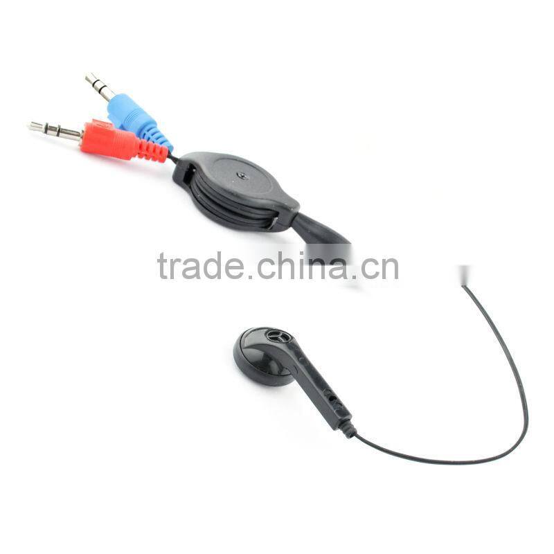 2014 new products best quality retractable earphones from Shenzhen factory XTY-02
