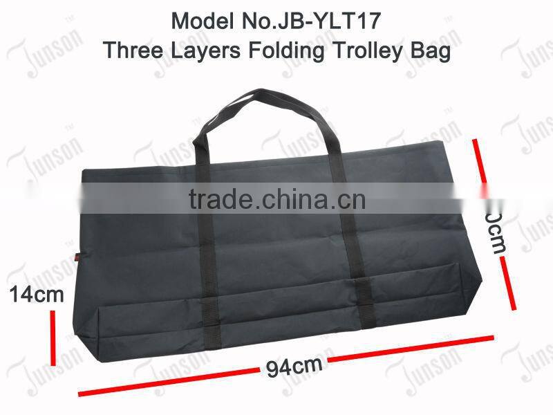 Three Layers BBQ Shelf Bag/Foldable Customized Bag/Folding Trolley Bag