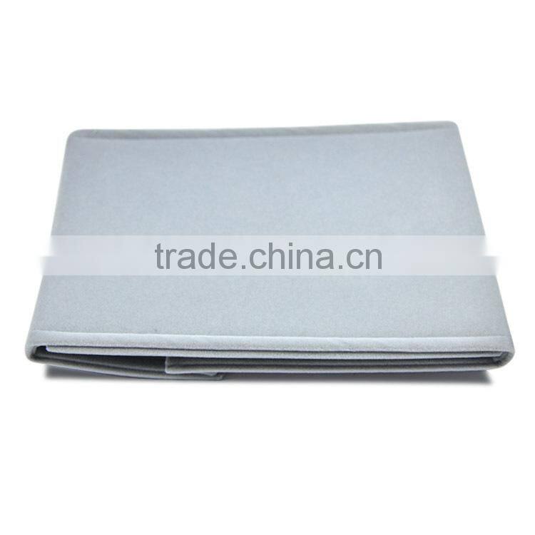 Grey Velvet Necklace Wallet