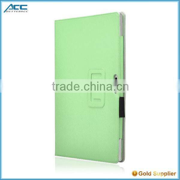 Hand strap Protective leather case for microsoft surface pro 3