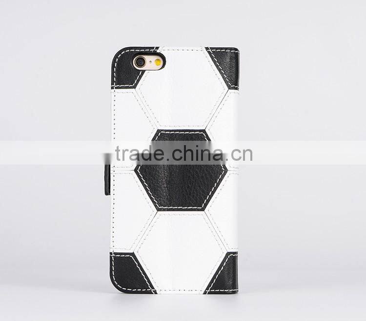 Business back cover hot selling stand function holster leather case for iphone6s