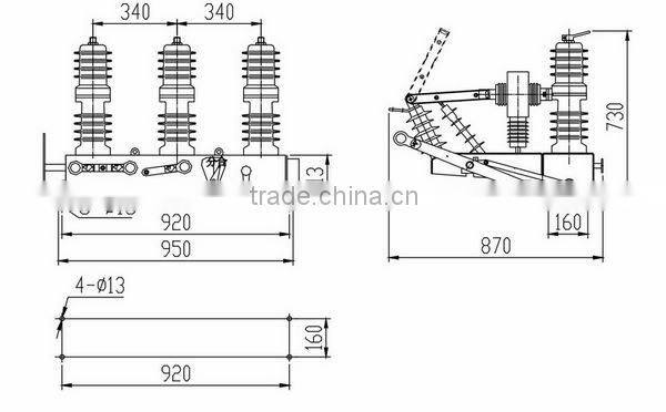12kV Outdoor Vacuum Switches / VCB