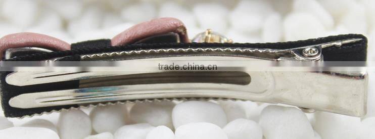 women hair bow metal hair clip hair accessory