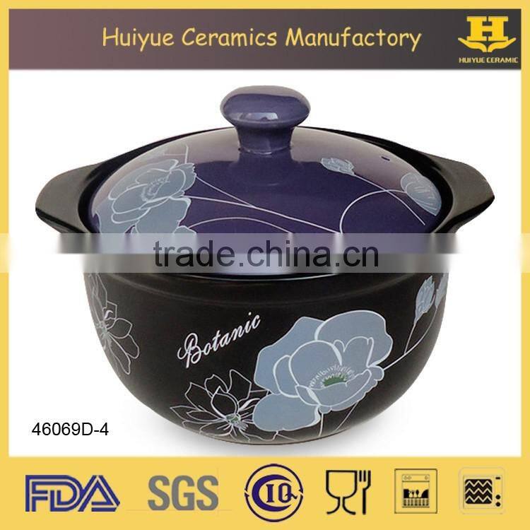 ceramic casserole cookware with customized printing