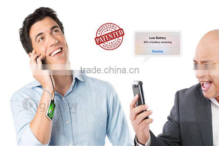 unique 3000mah polymer battery power bank mobile digital charger silicone credit card slot ultra slim size