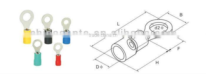 TO-JTK type insulated round copper terminal lugs