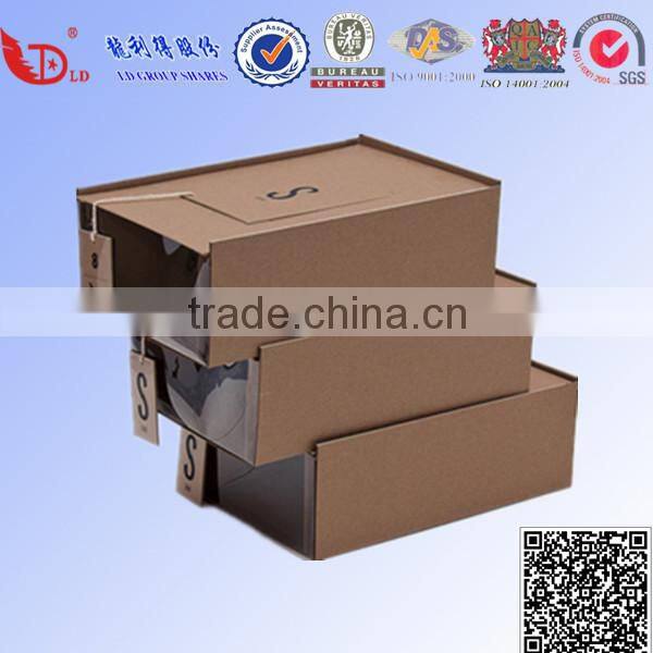 OEM Printed Custom Corrugated Cardboard Shoe Box Wholesale