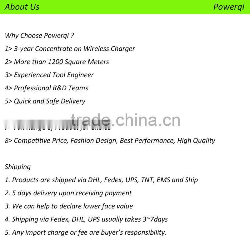 Shenzhen Powerqi factory supply hot selling 3 coil Qi-enabled foldable wireless docking station for smart phones (T-310)