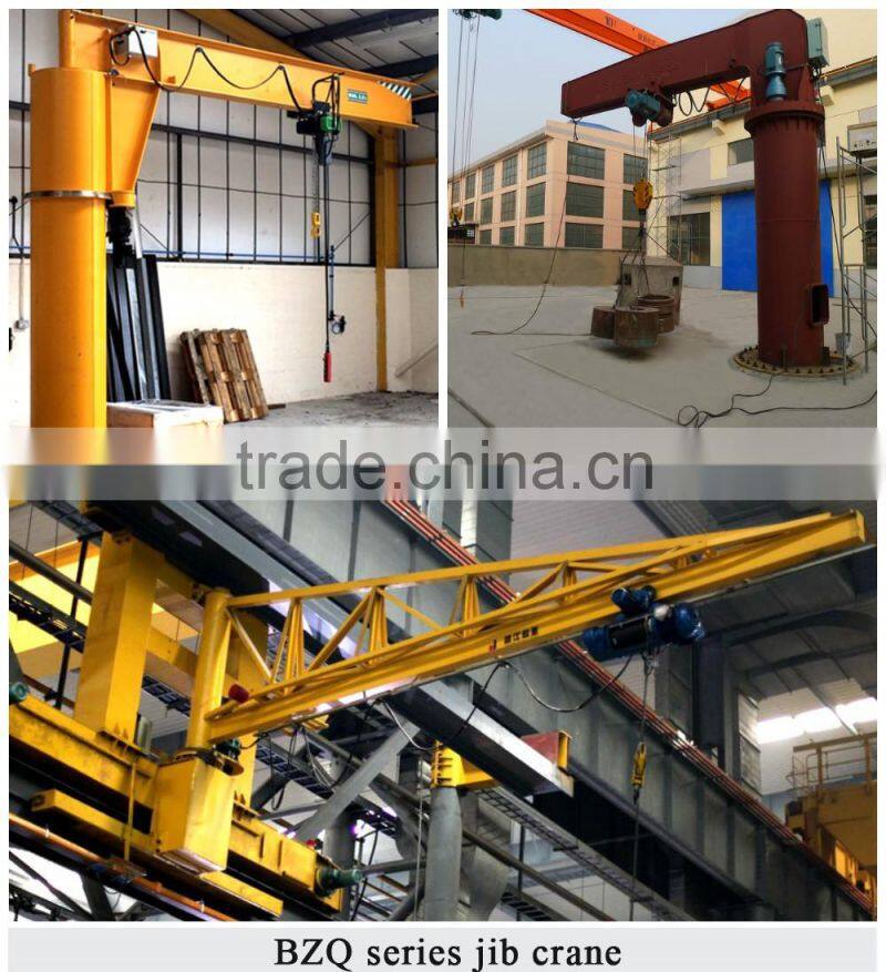 High-Duty Customized 0.25~10 ton free standing 360 degree rotating jib crane