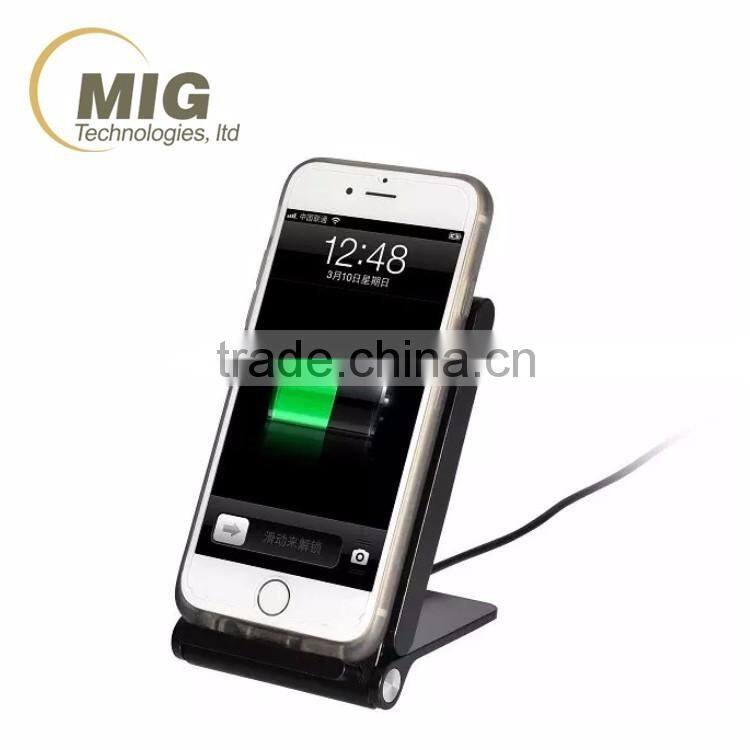 Efficient wireless charger, qi universal portable mobile phone charger for smart phones, with 3 coils