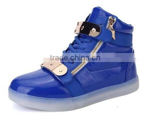 Fashion adult led sneakers light shoes 7 colors changeable