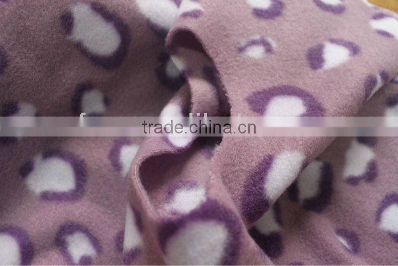 Cheap print polar fleece fabric/100 polyester polar fleece fabric