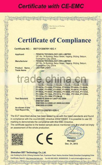 18x15w 5 in 1 RGBAW led stage light