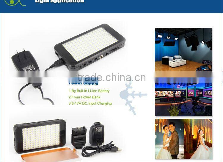 10W Bulit-in Battery Small Size LED Video Light For Photography