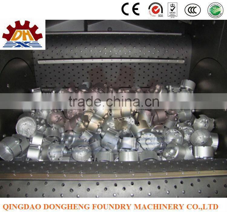 Q3210 rubber track shot blasting machine with automatic loading